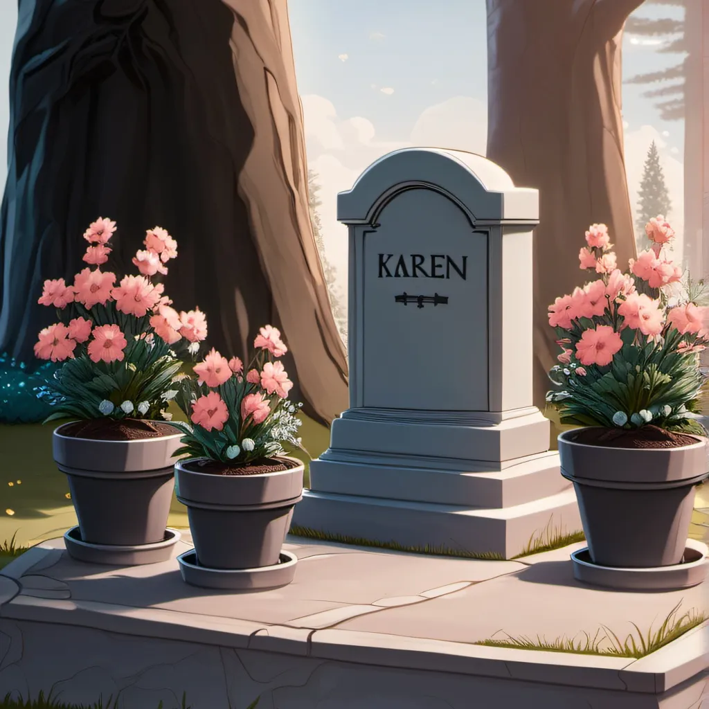 chat with ai character: Karen's Grave