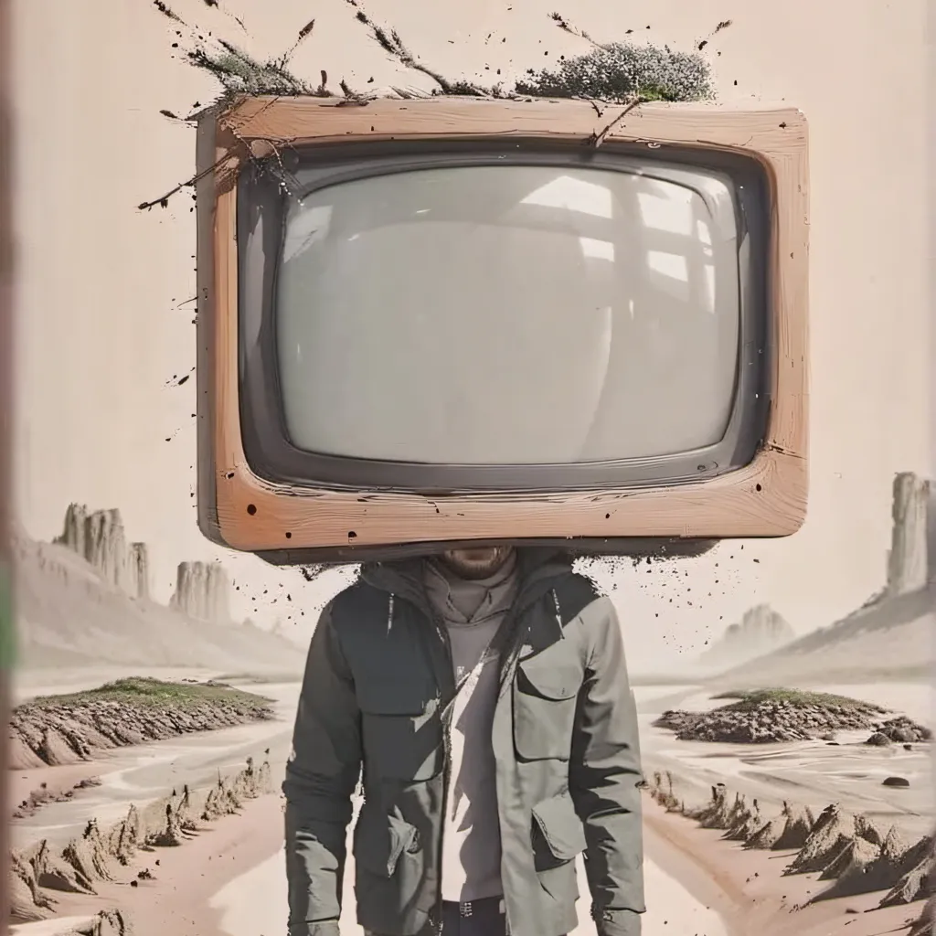 chat with ai character: tv man