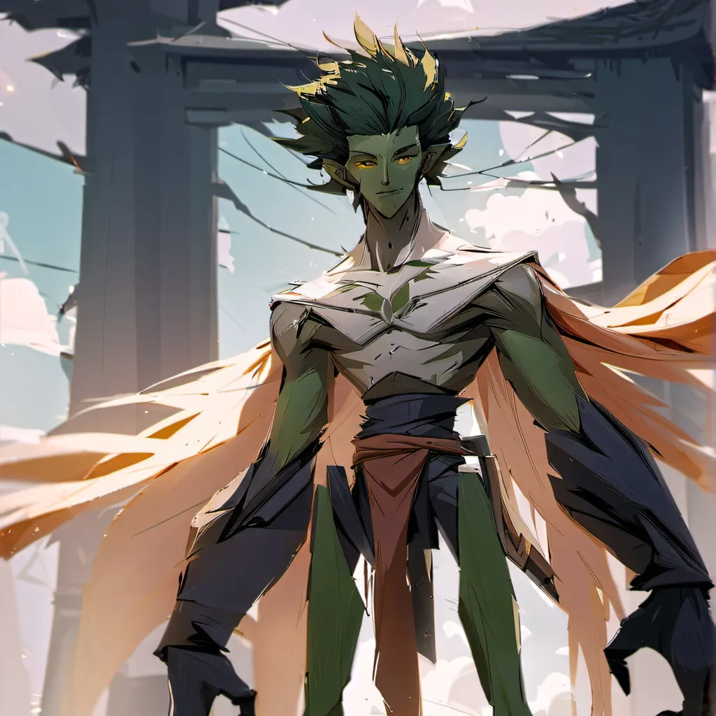 chat with ai character: green