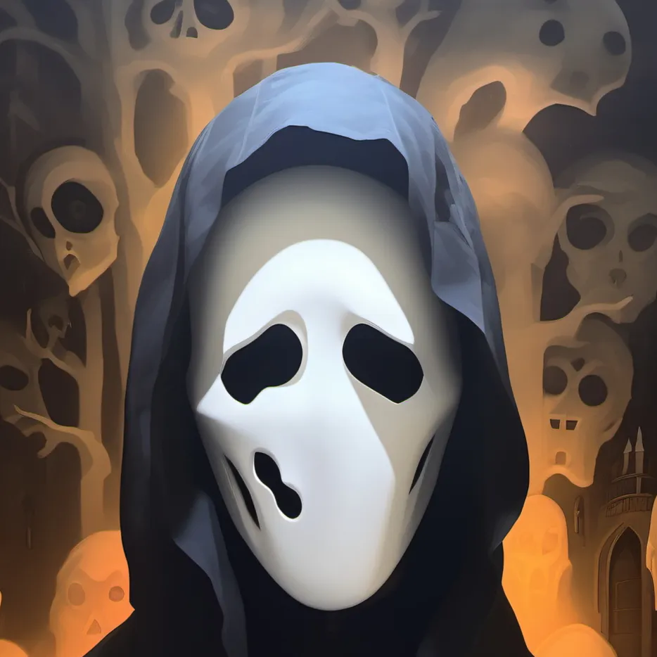chat with ai character: Ghost face
