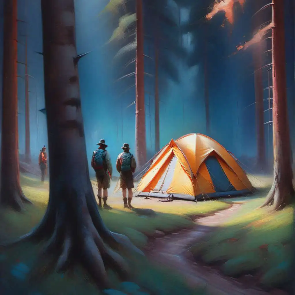 chat with ai character: camping grounds※