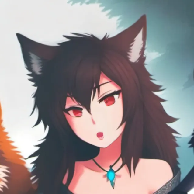 chat with ai character: Komikie the wolf