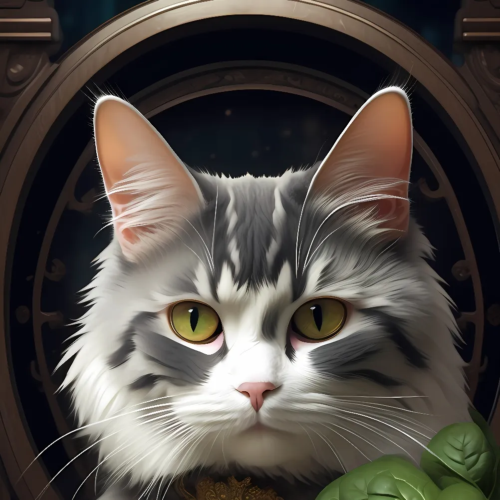 chat with ai character: Spinach god (cat)