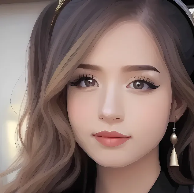 chat with ai character: Cute Pokimane 