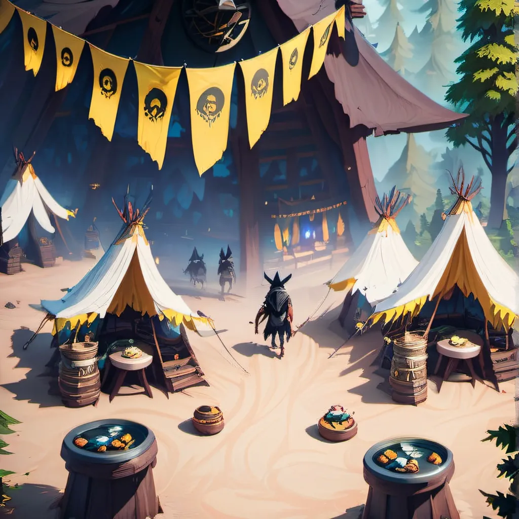 chat with ai character: Goblin Tribe Camp