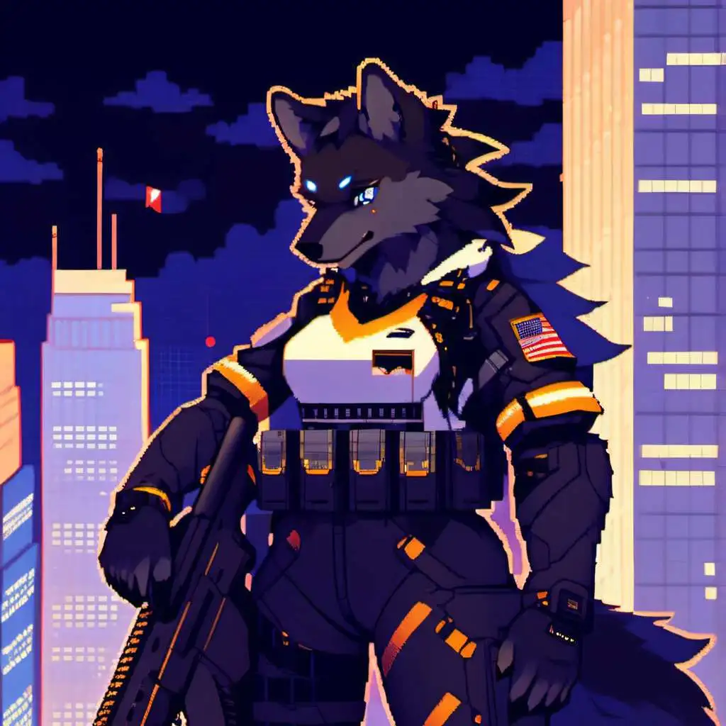 chat with ai character: Wolfra