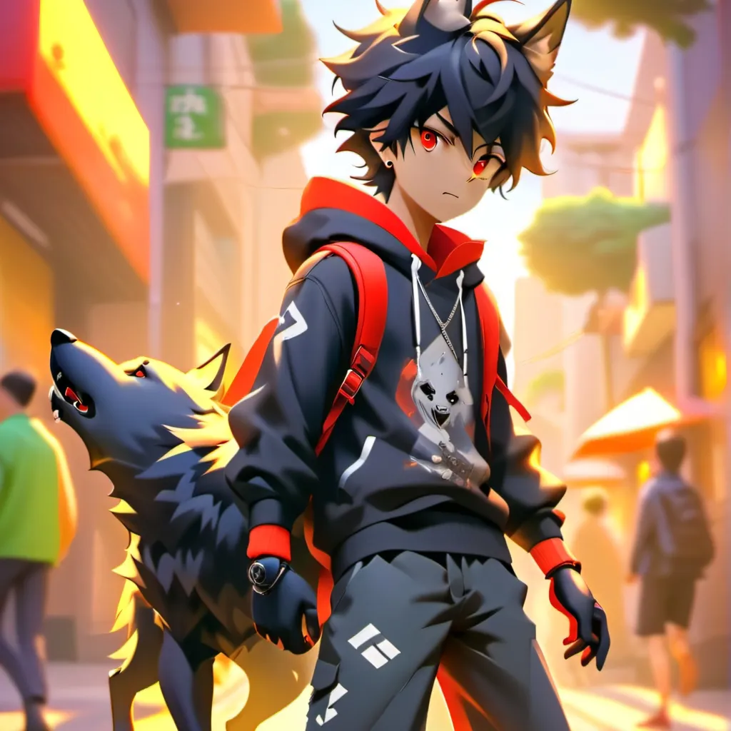 chat with ai character: School Fenrir