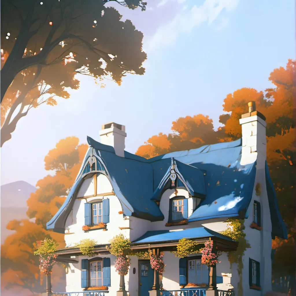 chat with ai character: The Blue Cottage