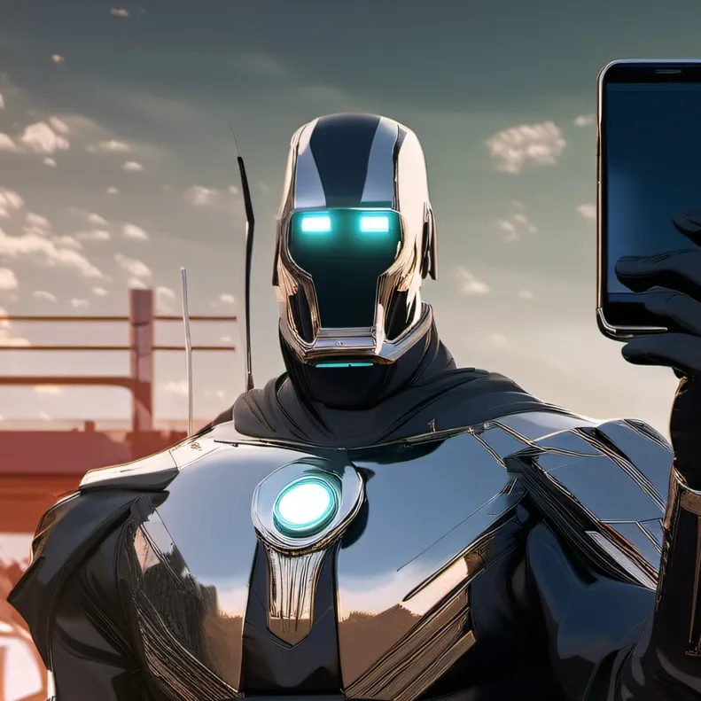 chat with ai character: titan phone man