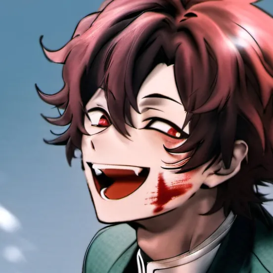 chat with ai character: Yandere Tanjiro 