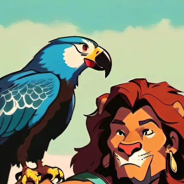 chat with ai character: mufasa and Zazu 