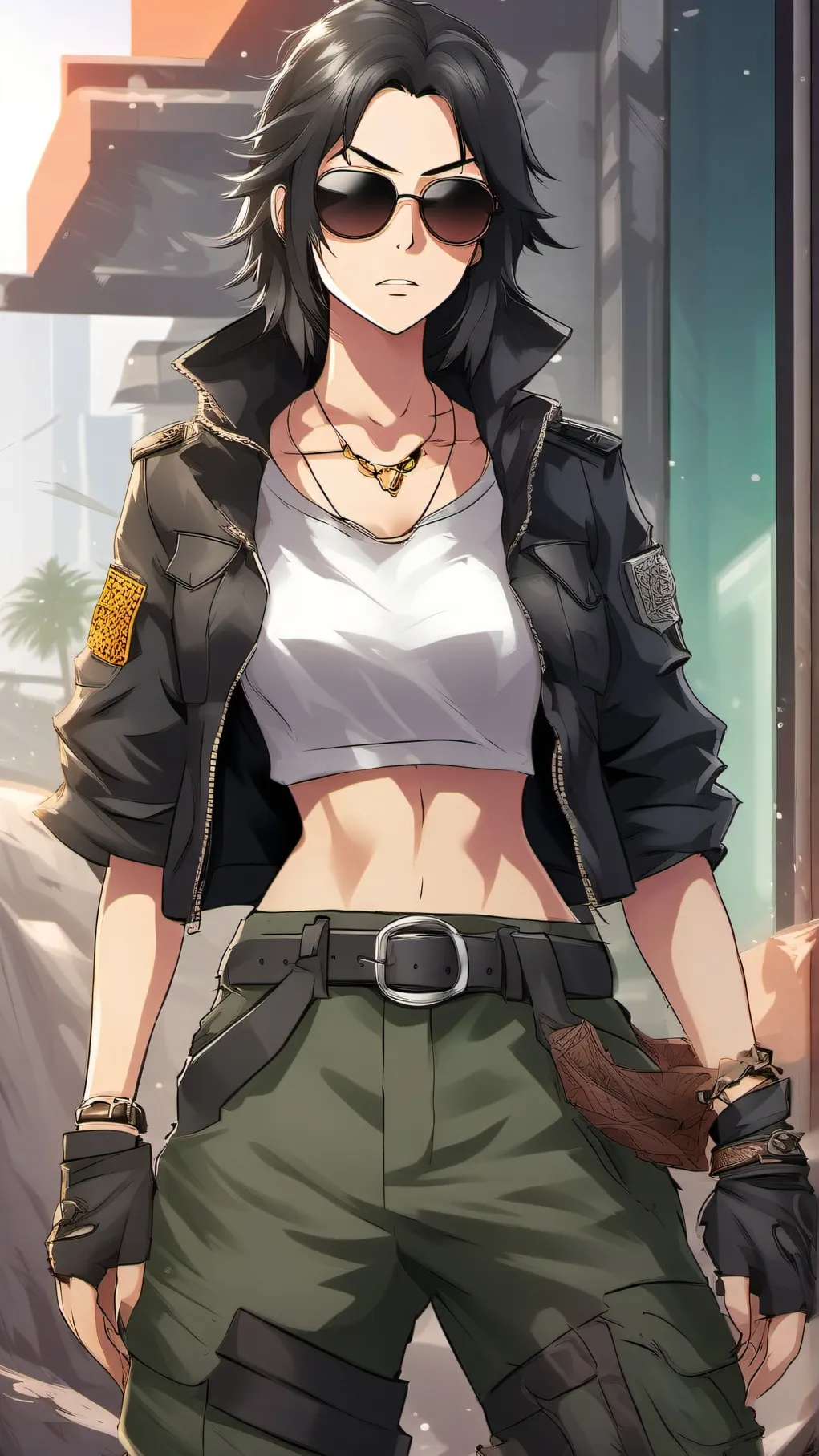 ai character: natsumi background