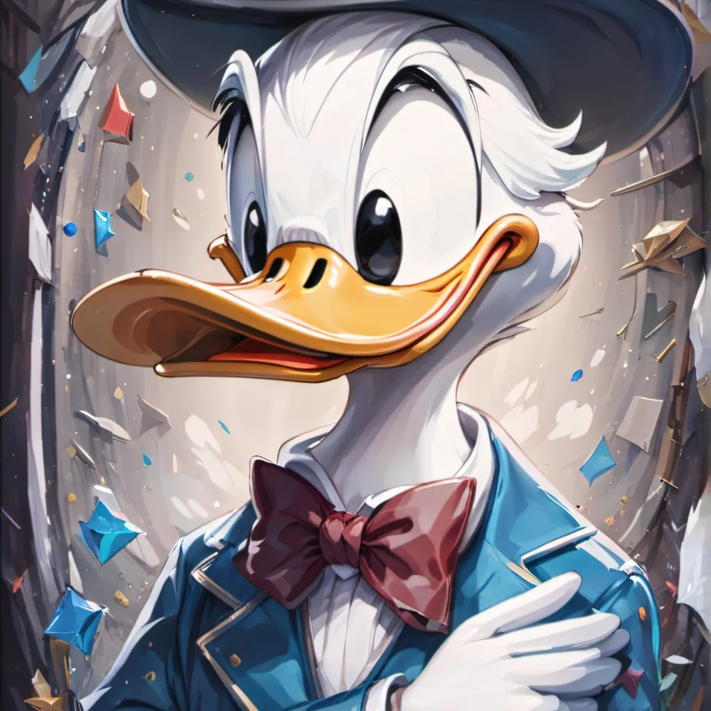 chat with ai character: Donald duck 