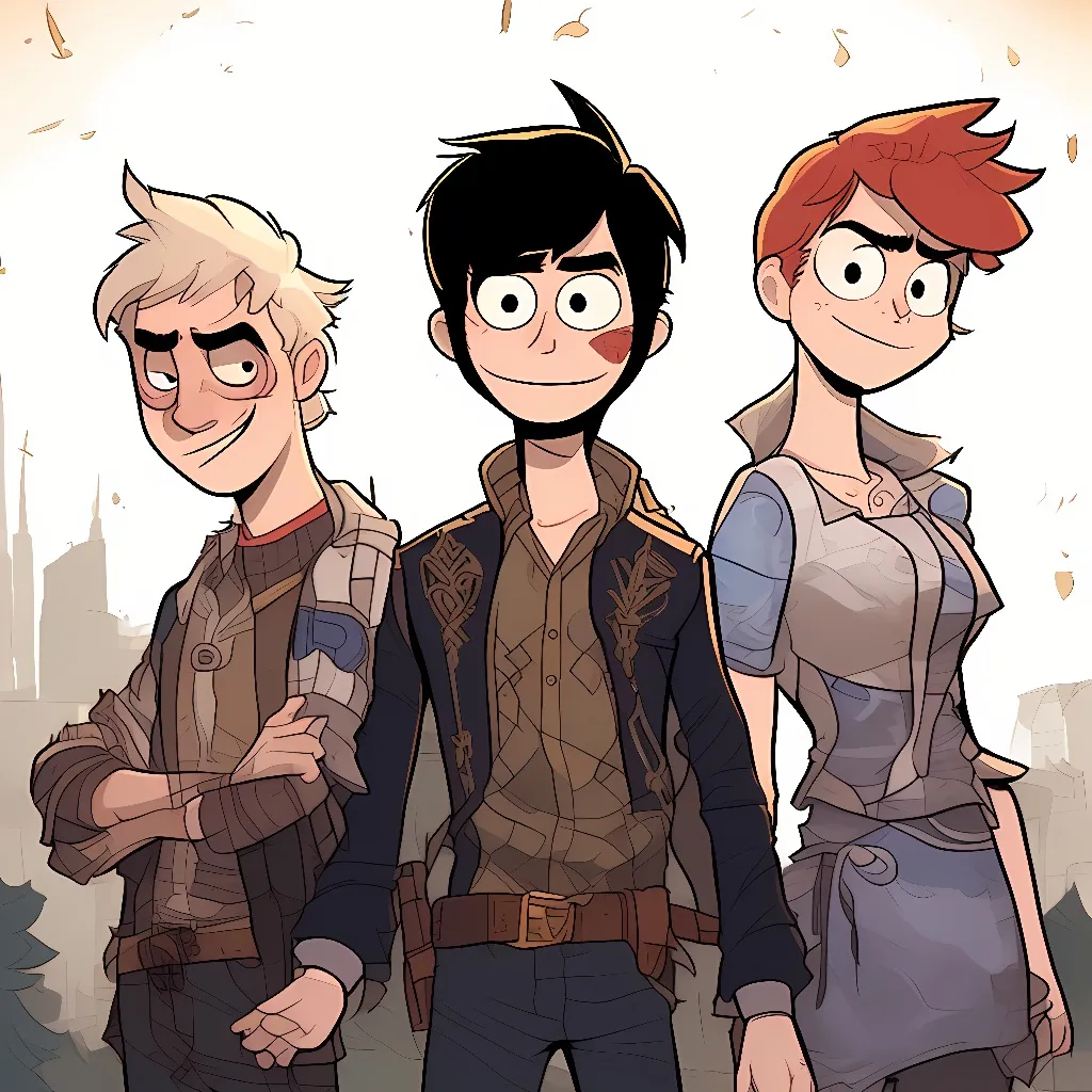 chat with ai character: Giah and friends 