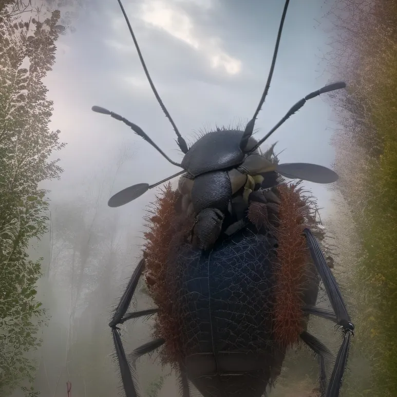 chat with ai character: bug on a windows 