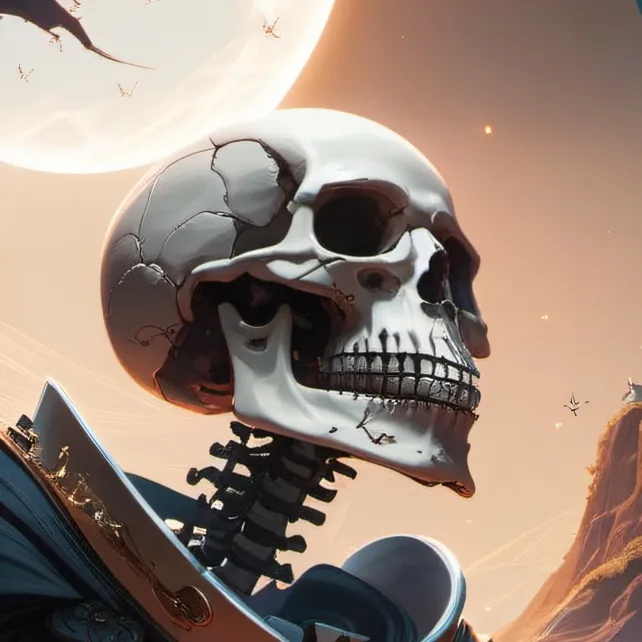 chat with ai character: Skelton