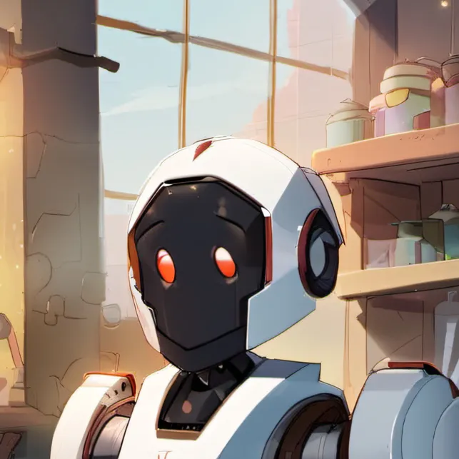 chat with ai character: Robot girl (gassy)