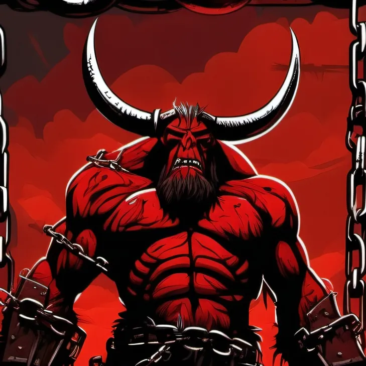 chat with ai character: Red orc