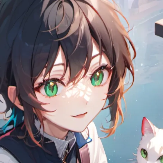 chat with ai character: Cat and soup