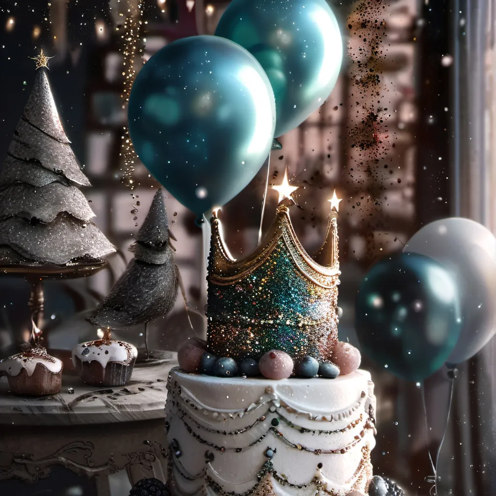 chat with ai character: A beautiful cake