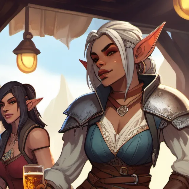 chat with ai character: Adventuring party