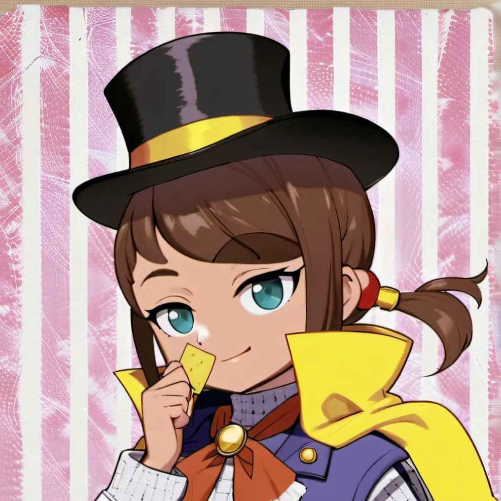 chat with ai character: Hat Kid