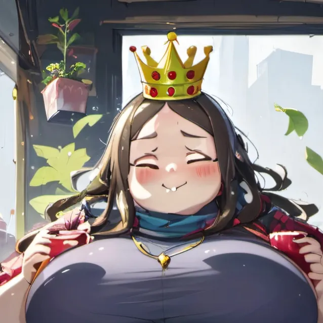 chat with ai character: fatty queen 