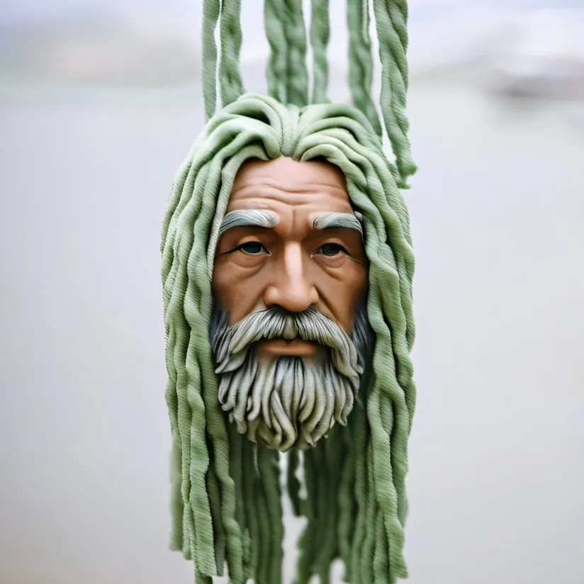 chat with ai character: Mop with face