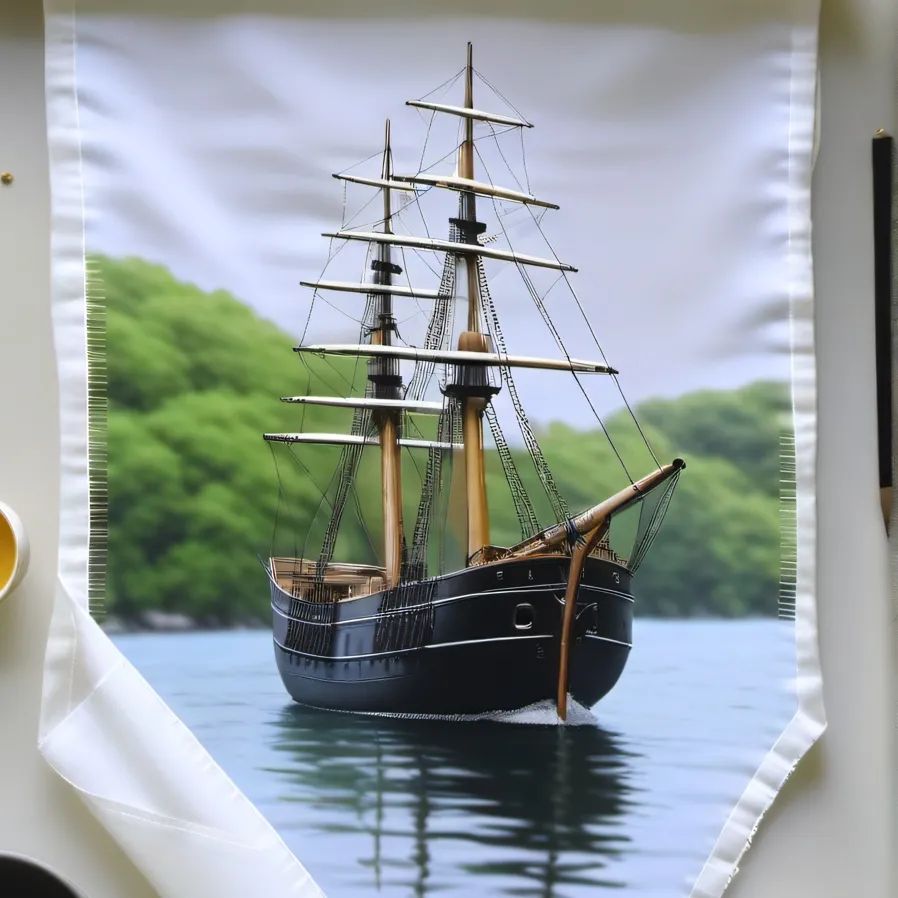 chat with ai character: Quilted boat