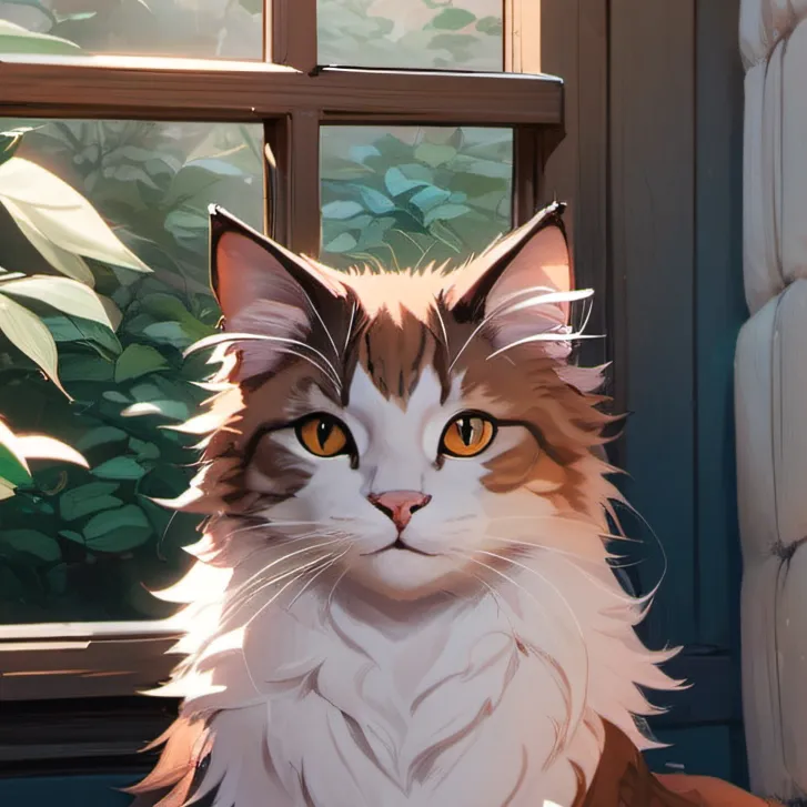 chat with ai character: a mother cat  😺