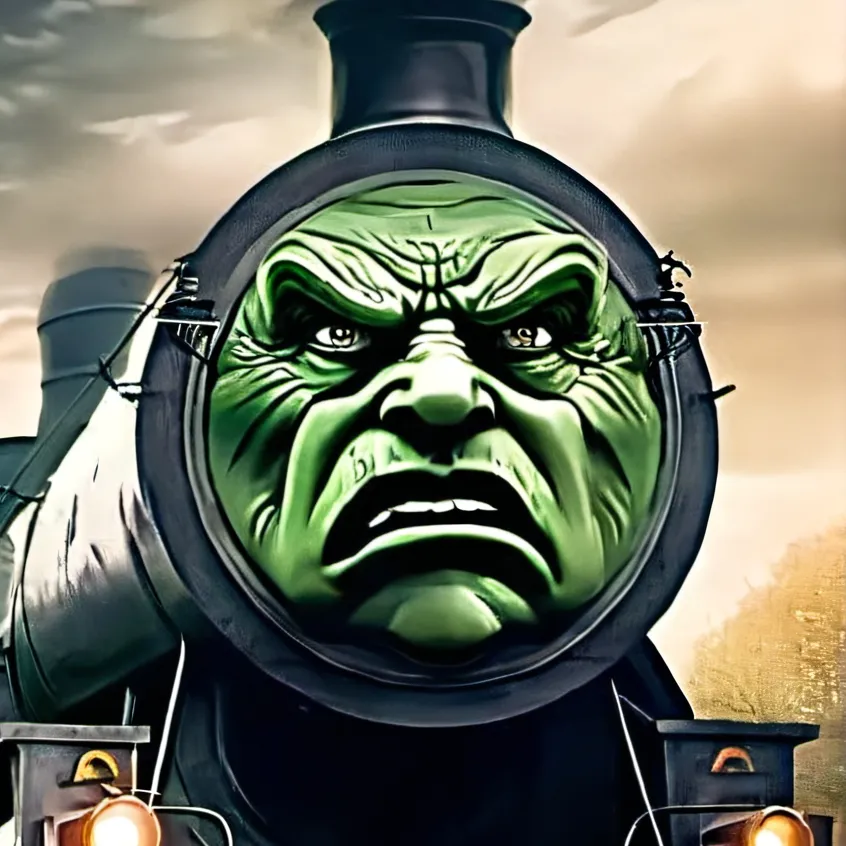 chat with ai character: Angry Train