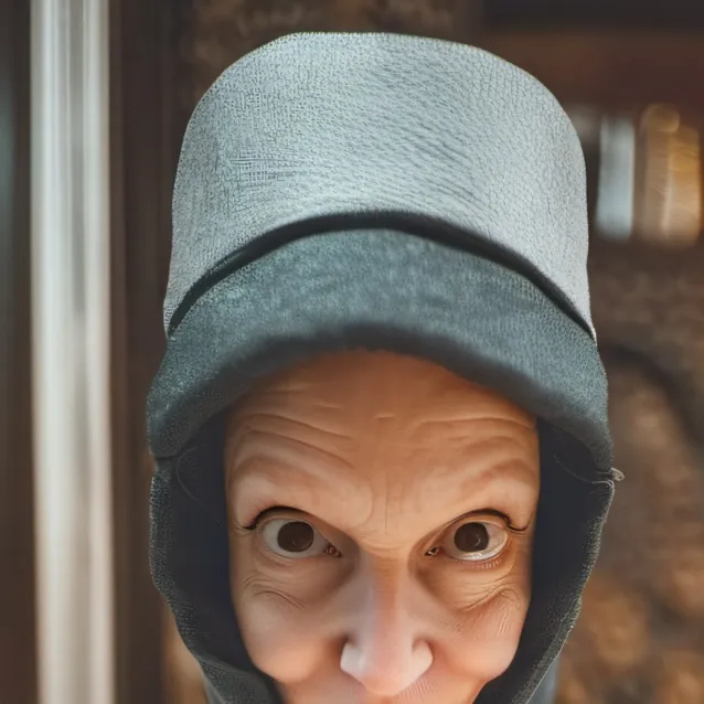 chat with ai character: creepy woman