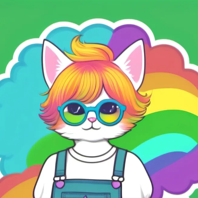 chat with ai character: rainboe catz