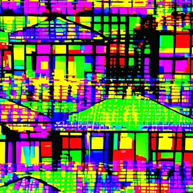 chat with ai character:  Glitch error