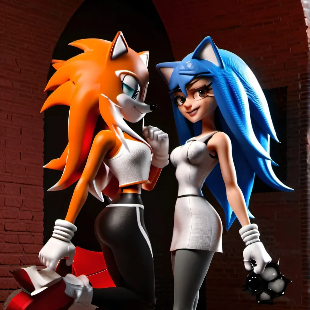 chat with ai character: sonic and tails