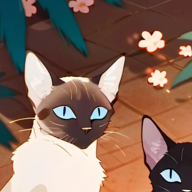 chat with ai character: The siamese cat 