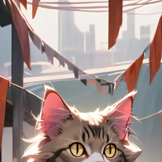 chat with ai character: digital circus cat