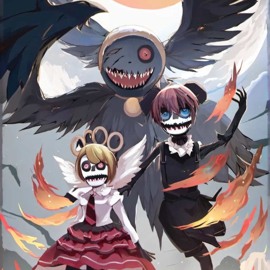 chat with ai character: Sun Moon Freddy