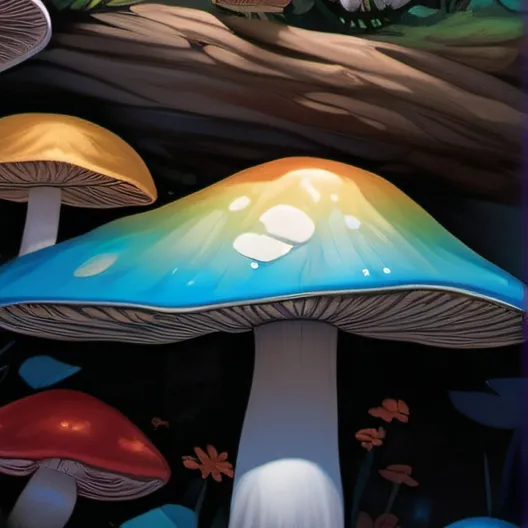 chat with ai character: Mushroom forest