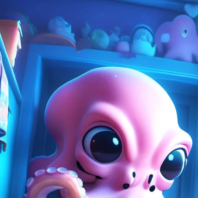 chat with ai character: big pink octopus