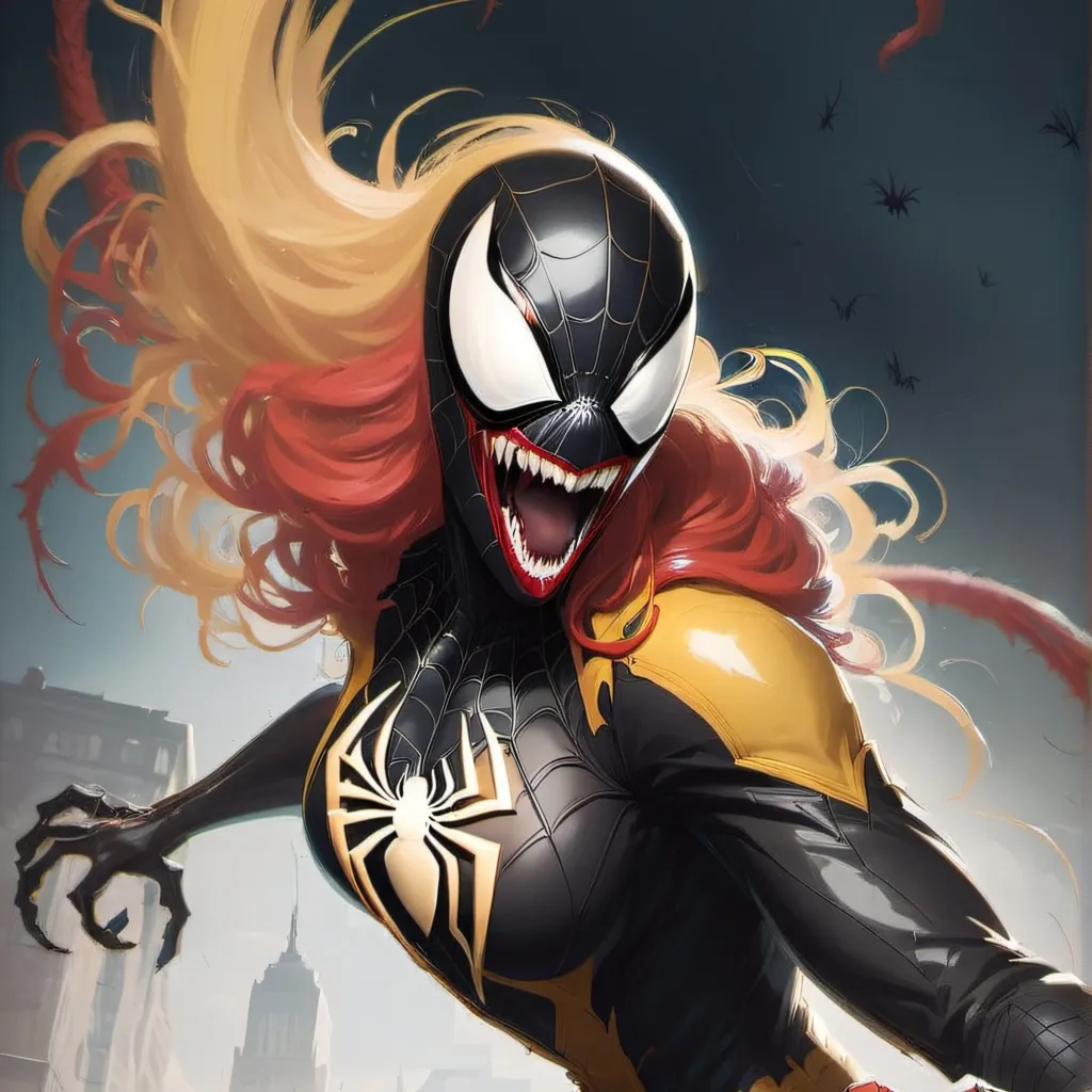 chat with ai character: Scream Symbiote 