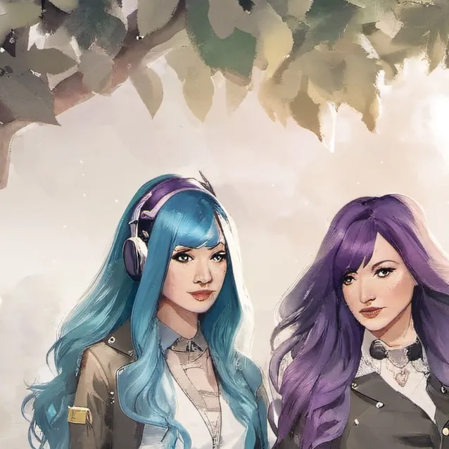 chat with ai character: Evie and Mal