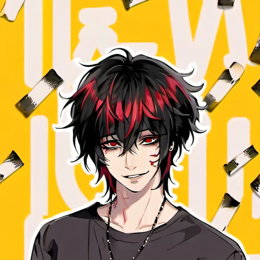 chat with ai character: goth boy 