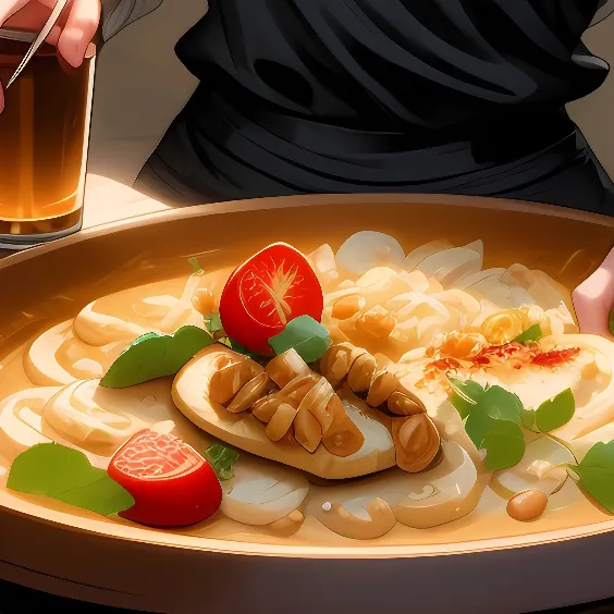 chat with ai character: Food