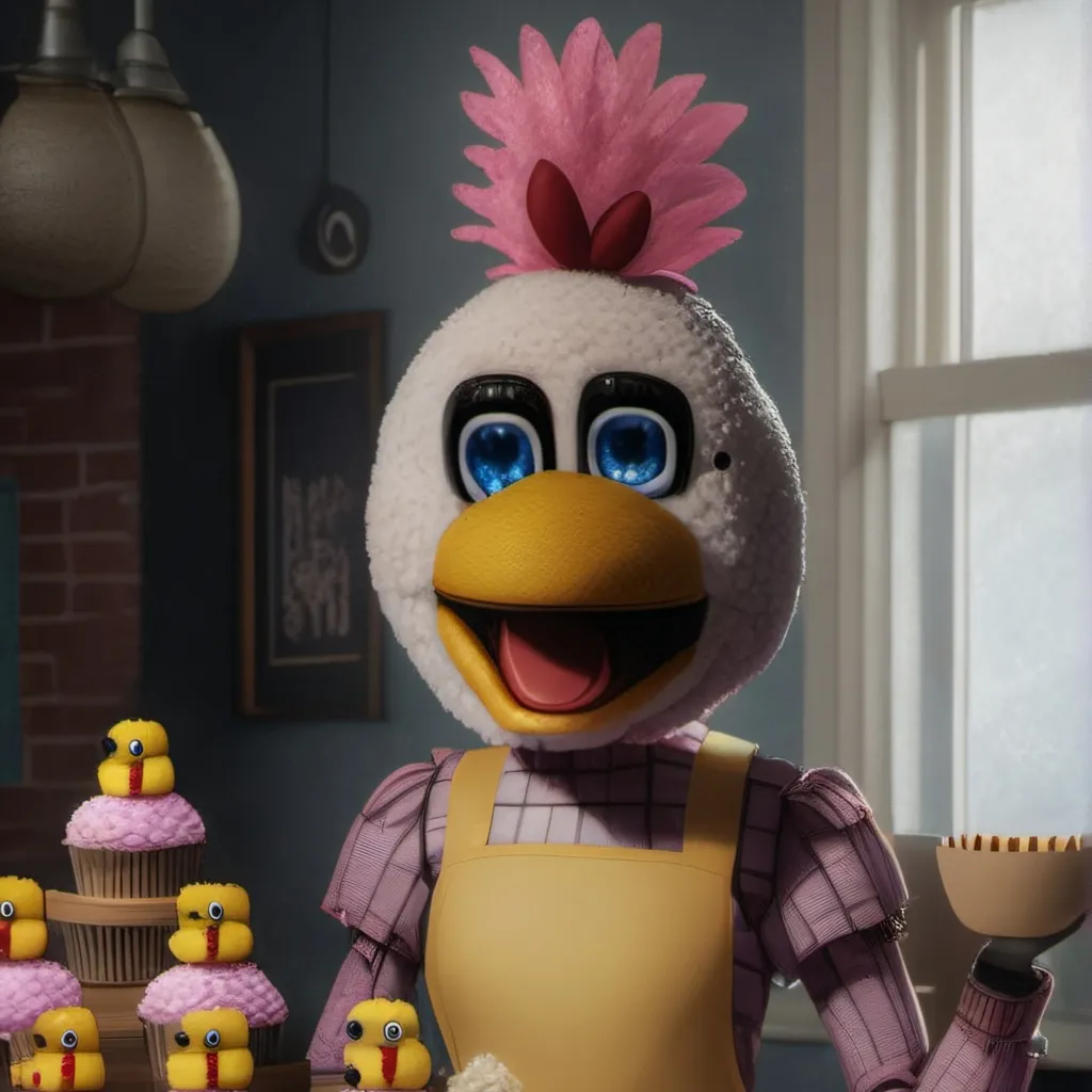 chat with ai character: chica fazbear