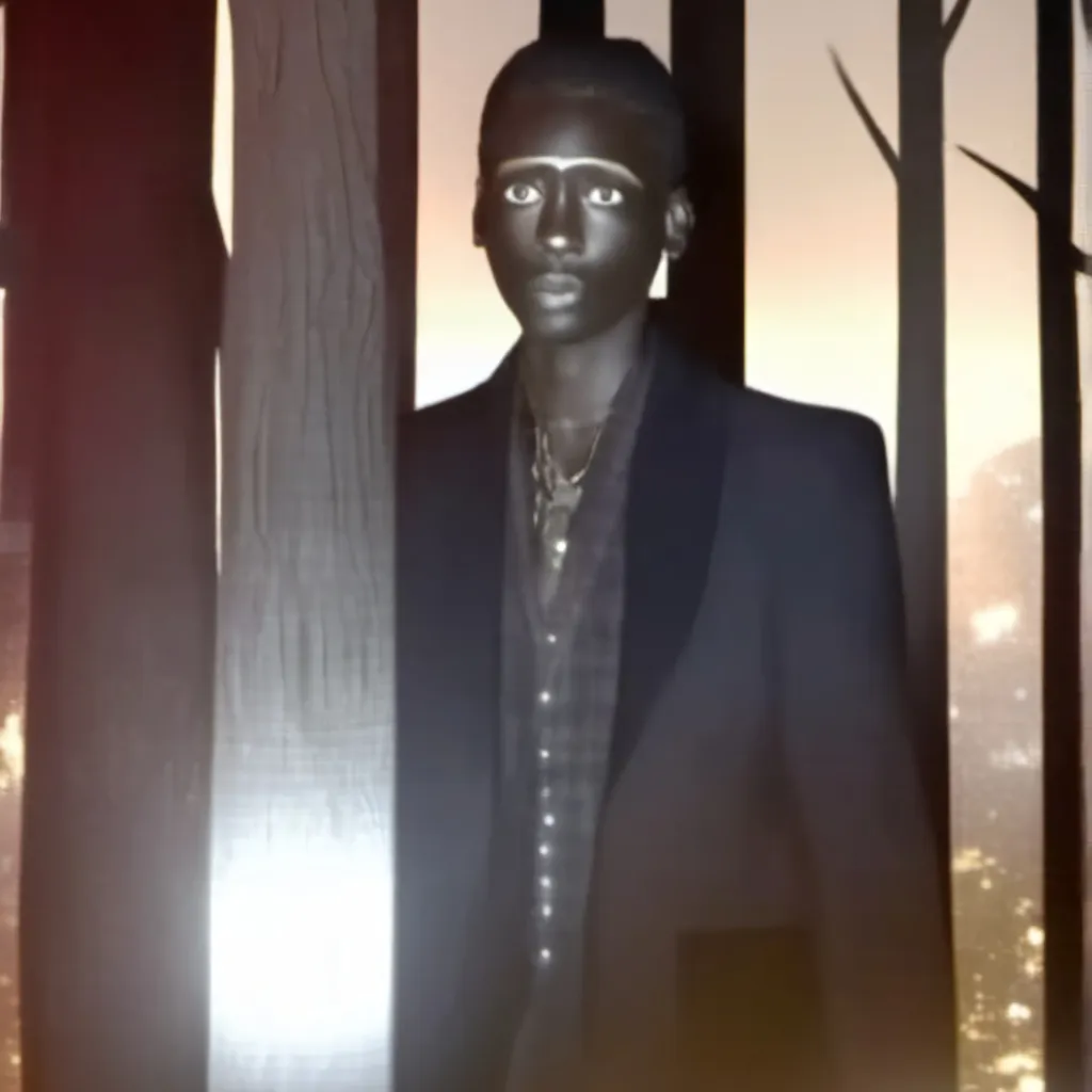 chat with ai character: Black slenderman