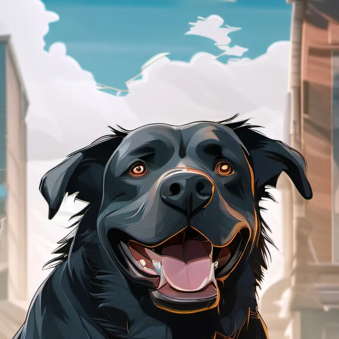 chat with ai character: Crazy dog