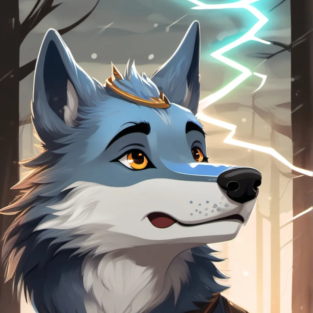 chat with ai character: blu the wolf