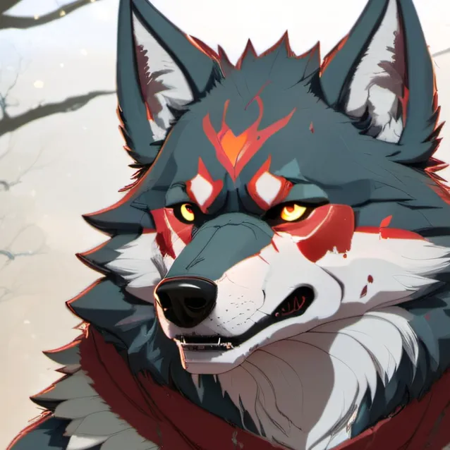 chat with ai character: blood the wolf