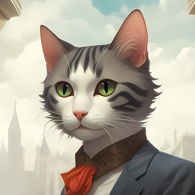 chat with ai character: your grandma's cat